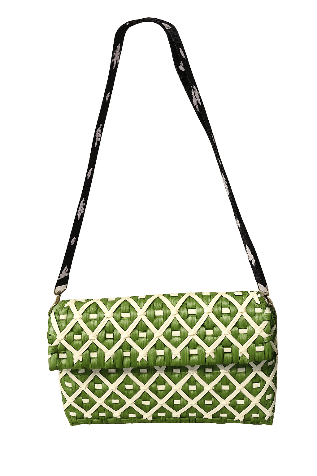 Corazón de México crossbody- Olive green