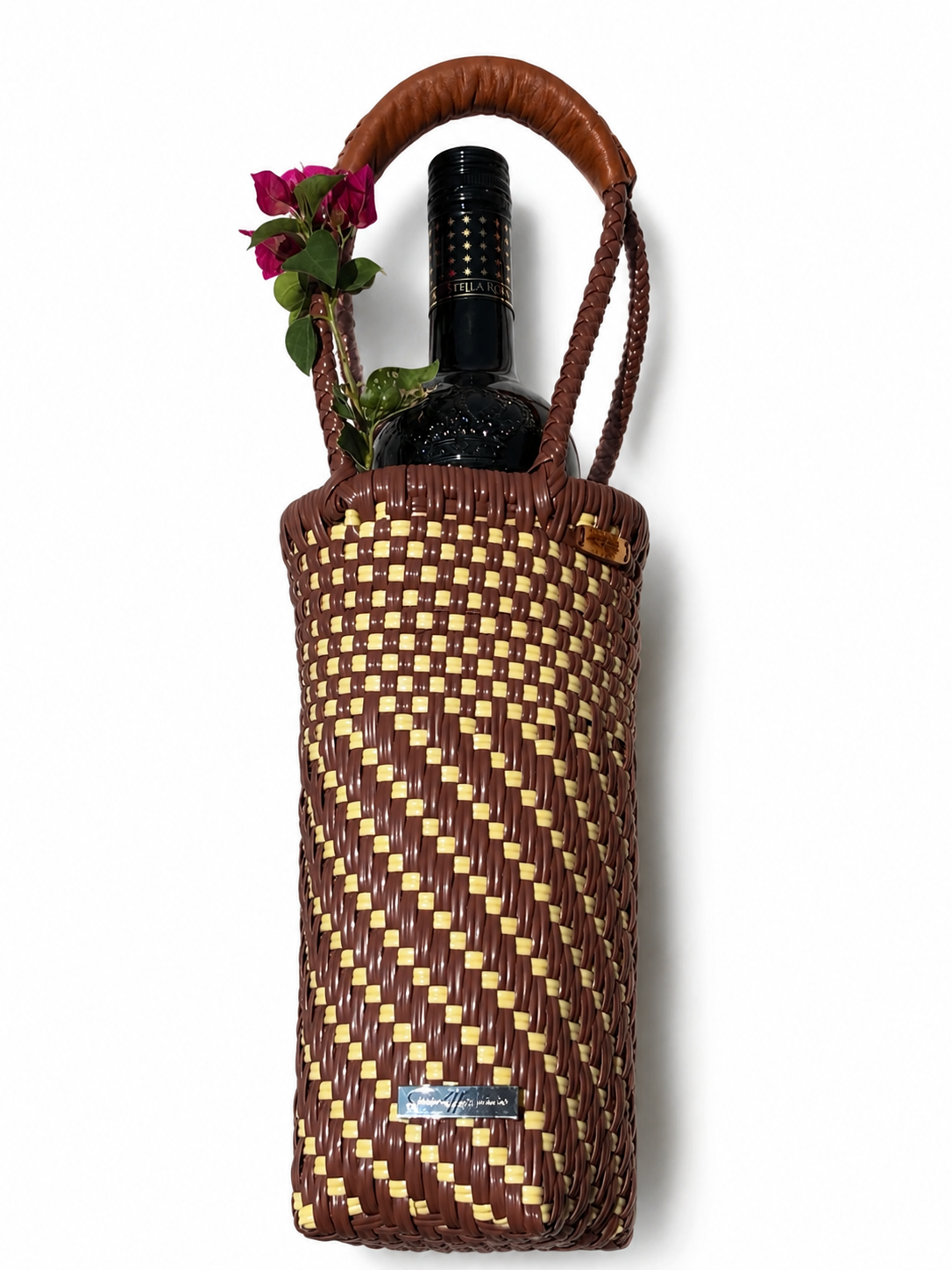 Wine Holder- Caramelo+Buttery Yellow
