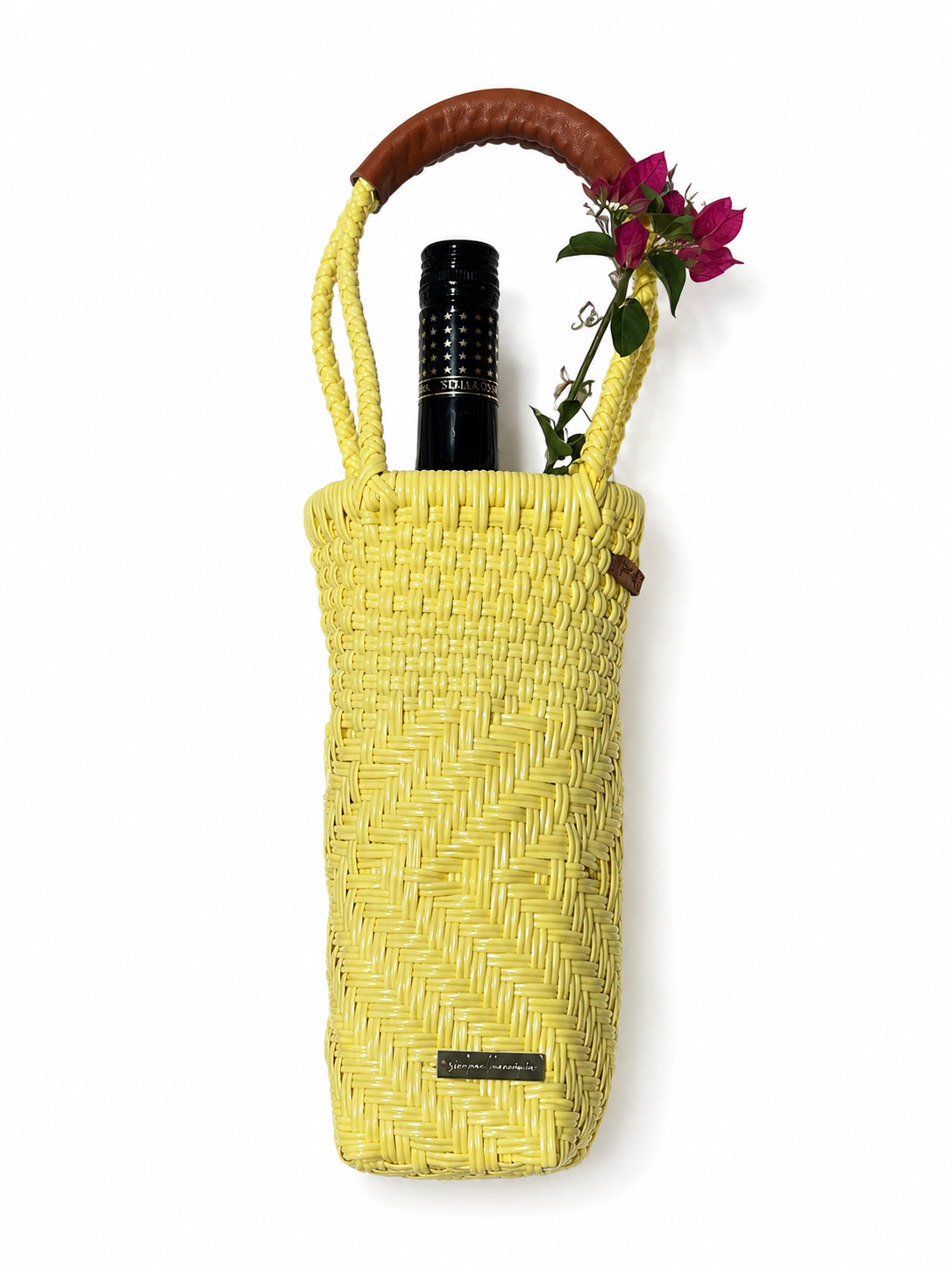Wine Holder- Buttery Yellow